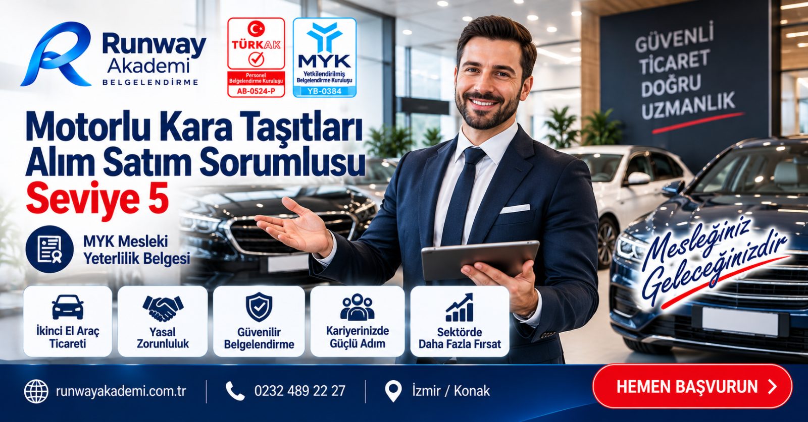 Myk Oto Galeri Seviye 5 Sertifikası